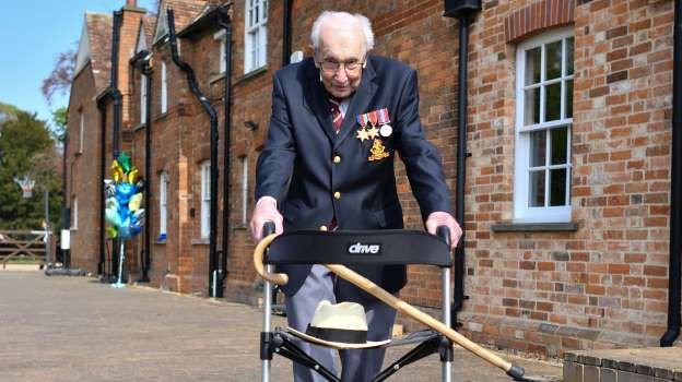 99-year-old British WWII vet raises $22 million for health workers