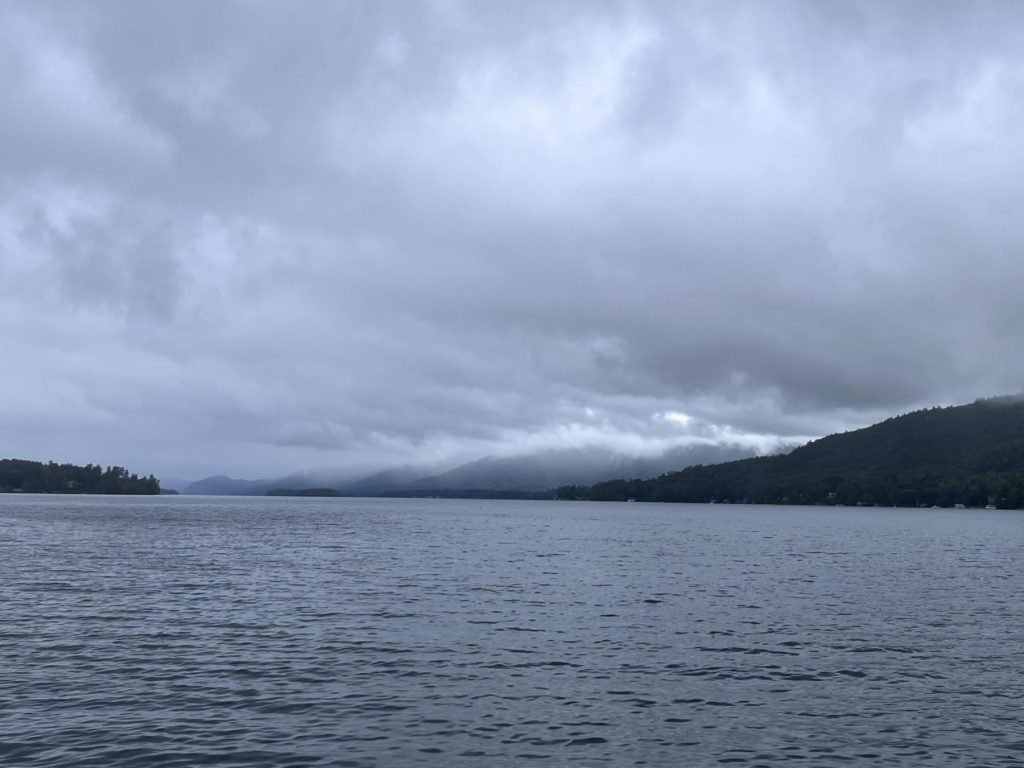 Clouds over Lake George