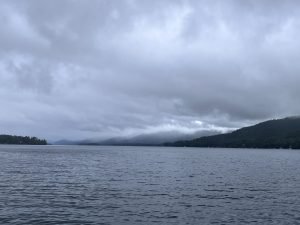 Clouds over Lake George