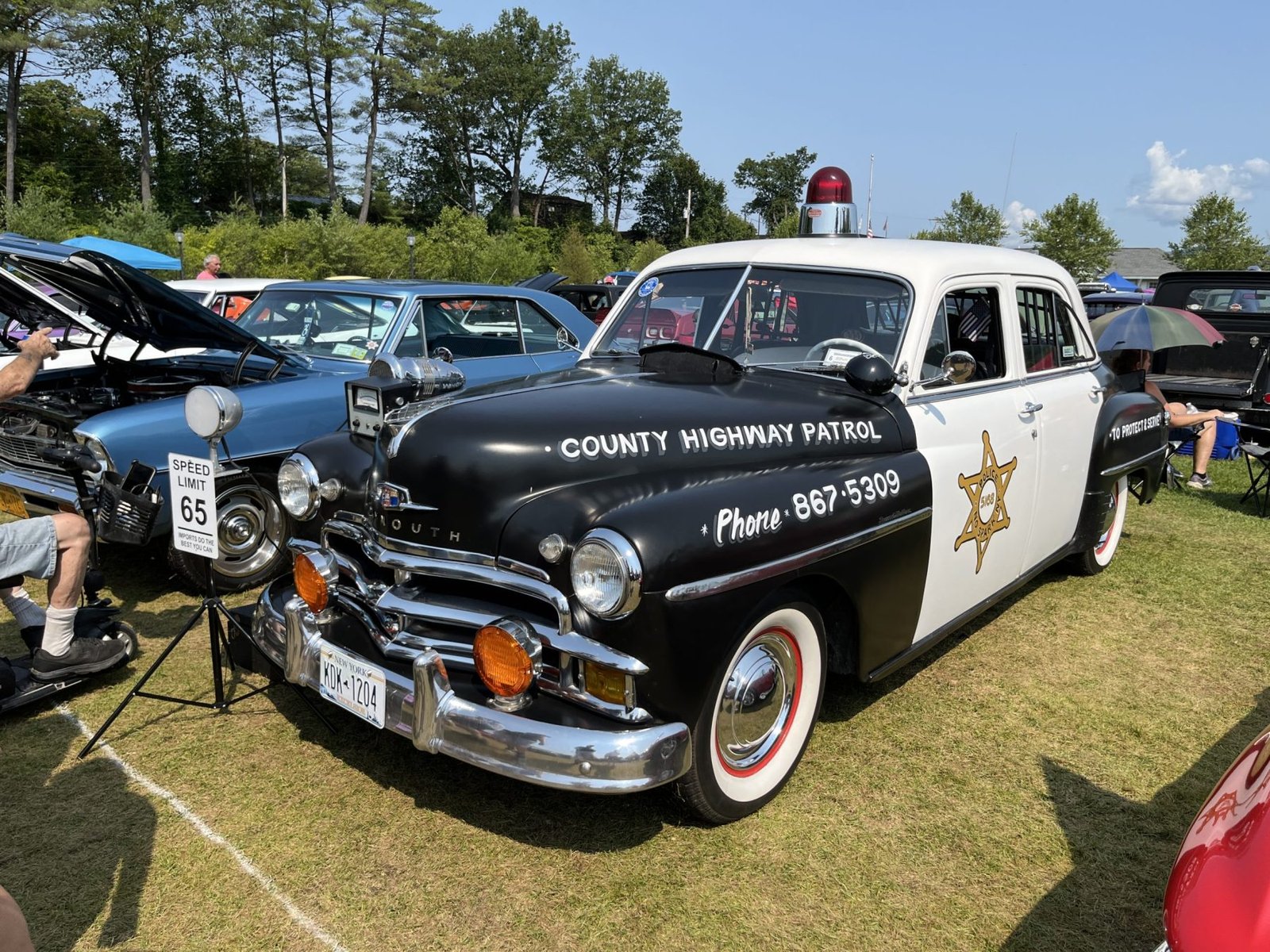 Old police car