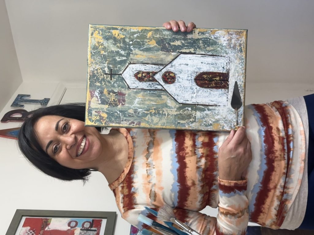 Kellyn Trapp, artist and paint instructor.