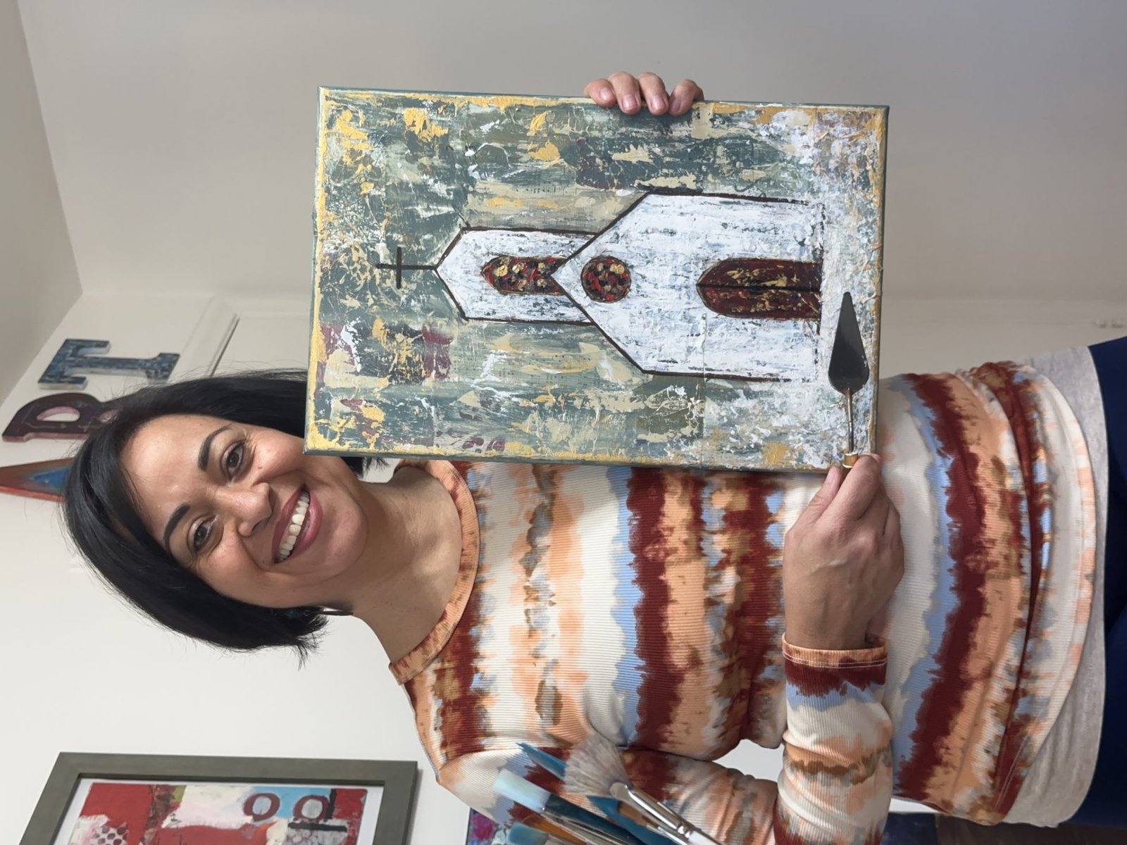 Kellyn Trapp, artist and paint instructor.