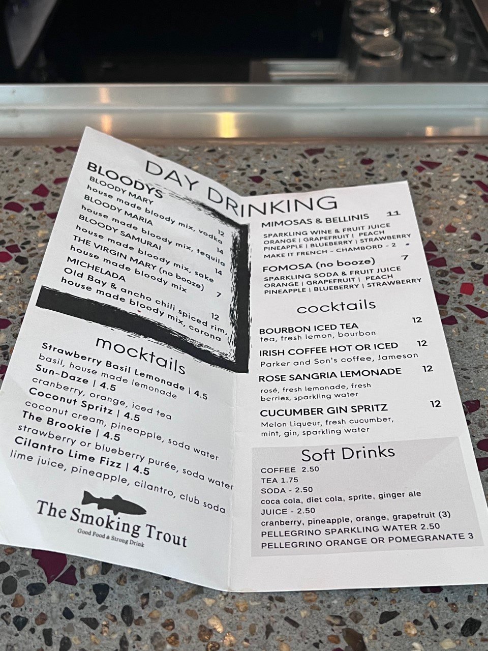 Out And About, A Visit To The Smoking Trout in Marlborough, NH