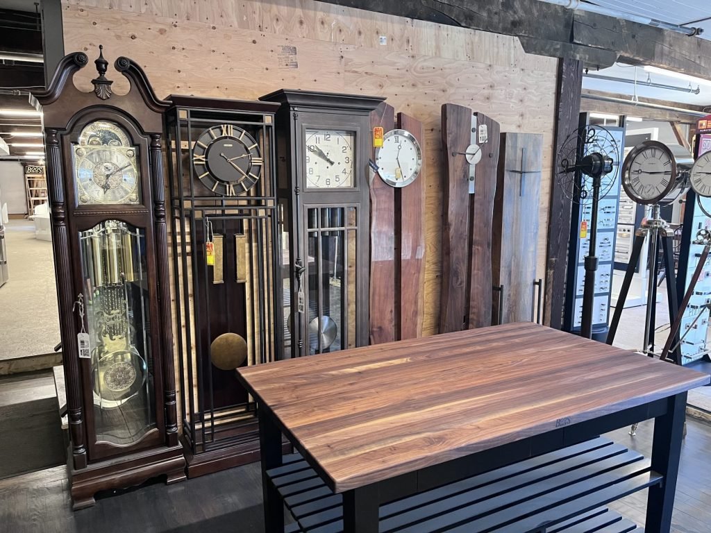 Beautiful clocks at Poshhaus