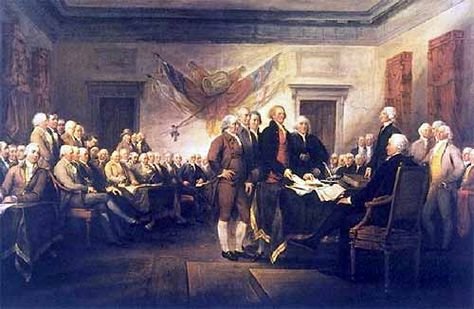 "signing the constitution"