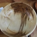 Burl Bowls at craft fair