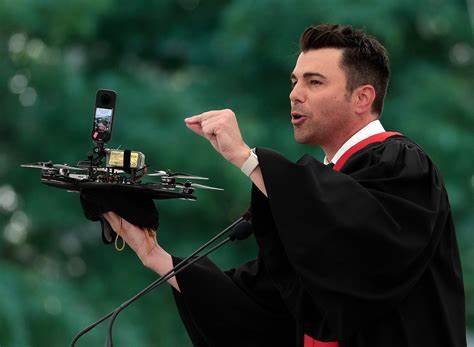 Mark Rober at MIT Commencement