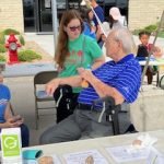 At the Gardner Wellness Center table