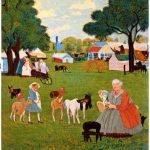 Grandma Moses Country Scene