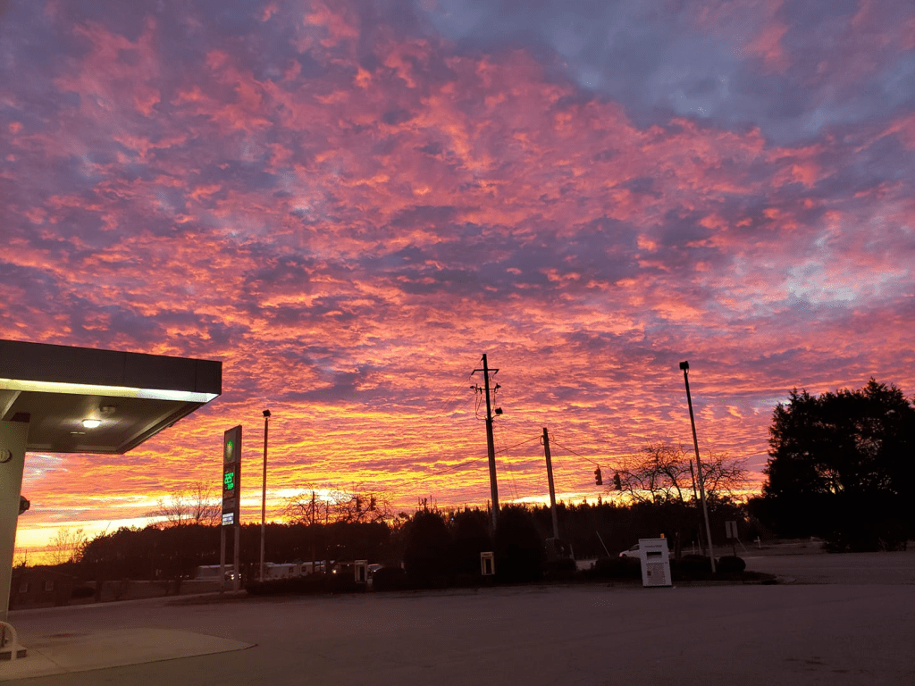 Orange Sky by Liz Larson