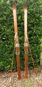 Antique skis