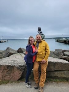 Jason Cronister and his wife