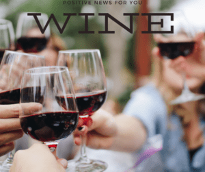 Wine glasses clinking