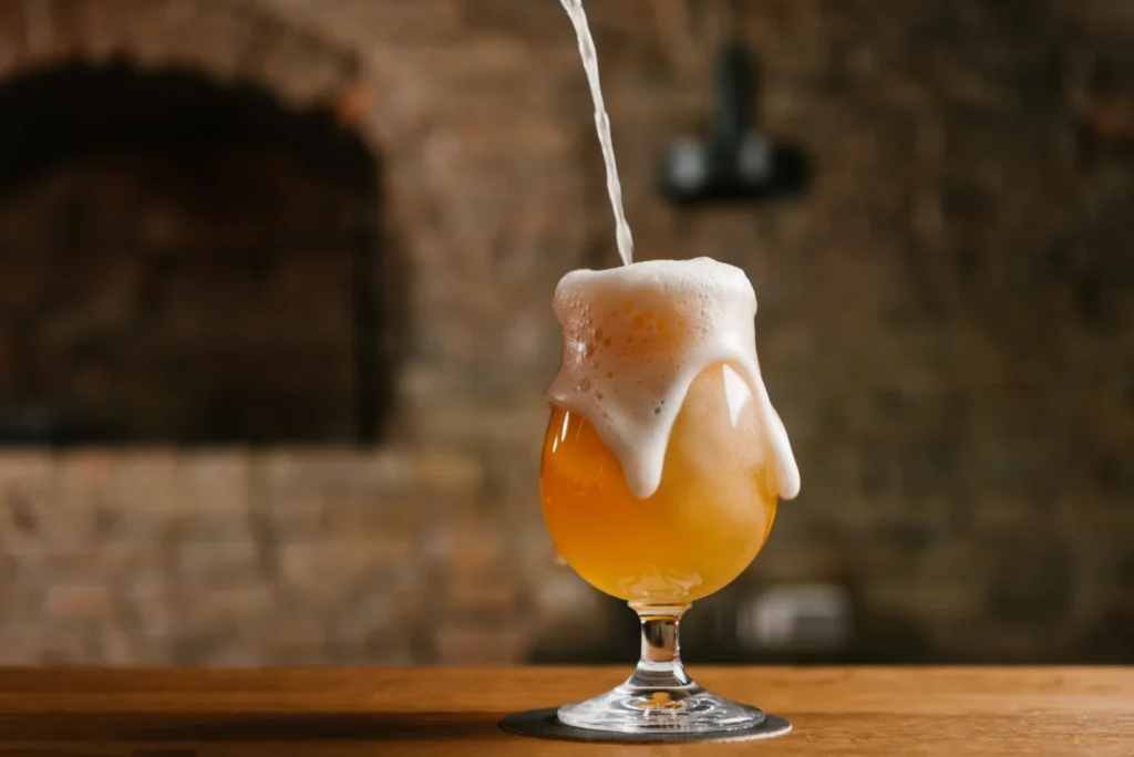 Gose Beer in Glass