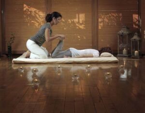 Receiving a massage