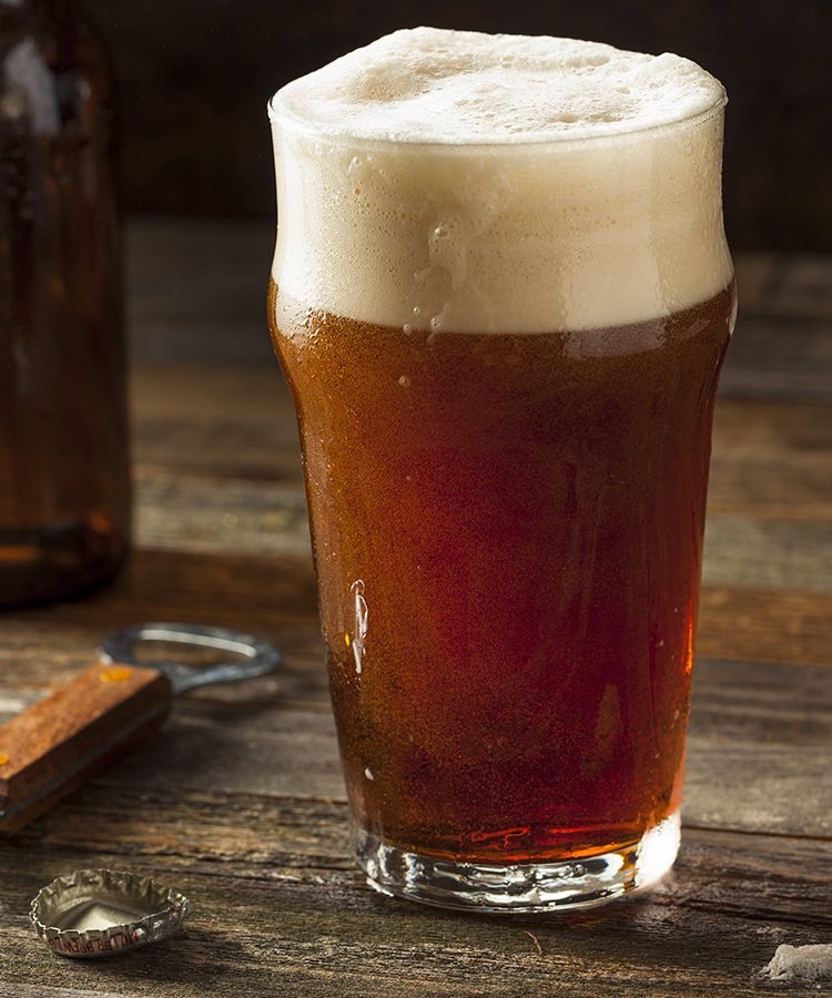 Brown Ale in glass