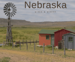 Nebraska Wineries-Barn with Windmill