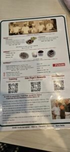 Pepe's menu 1