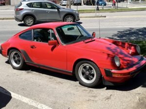 Porsche on Main Street at Food Festival