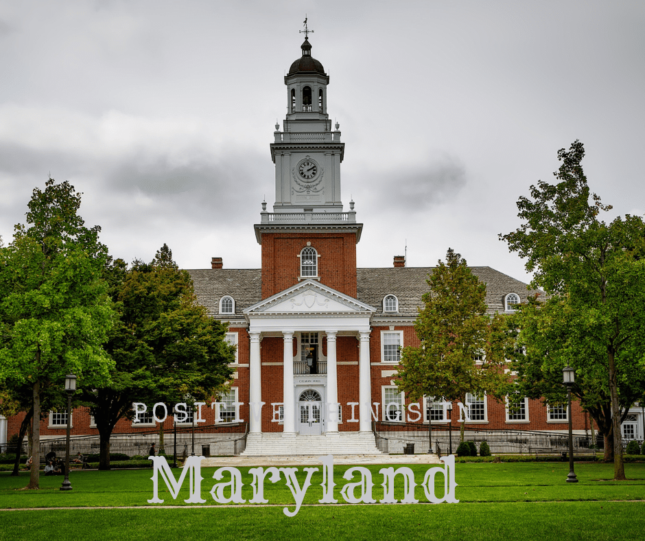 Positive Things In Maryland