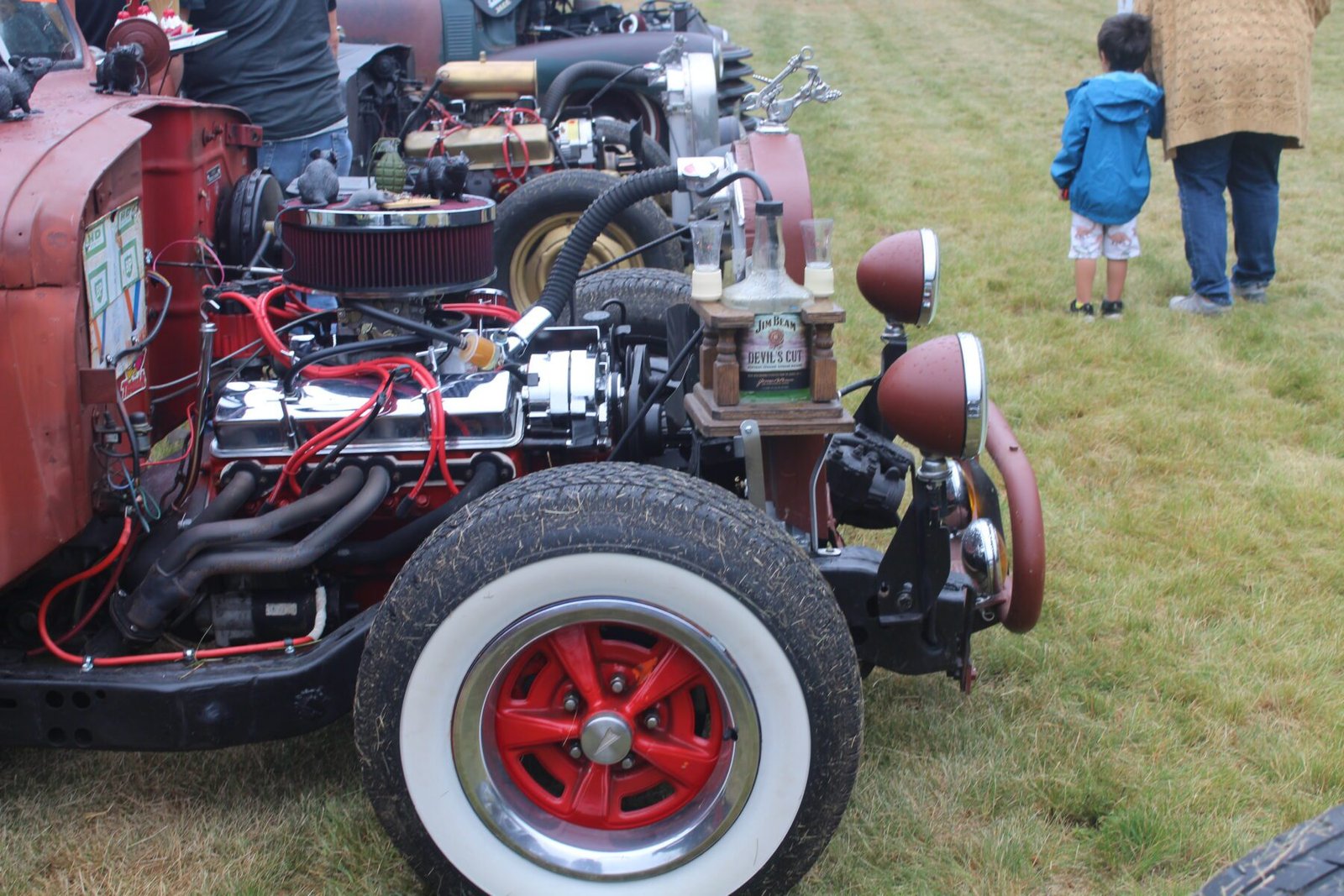 The motor with no hood