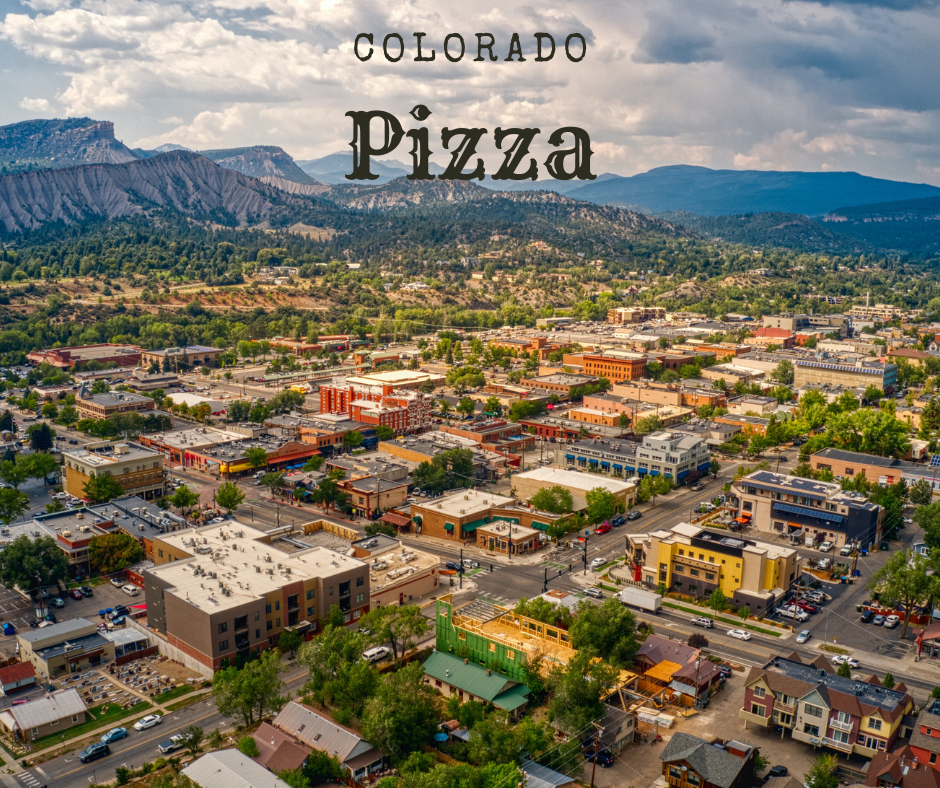 Overlooking the city. Colorado Pizza