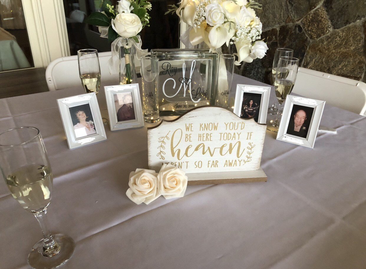 Table to honor missing family members