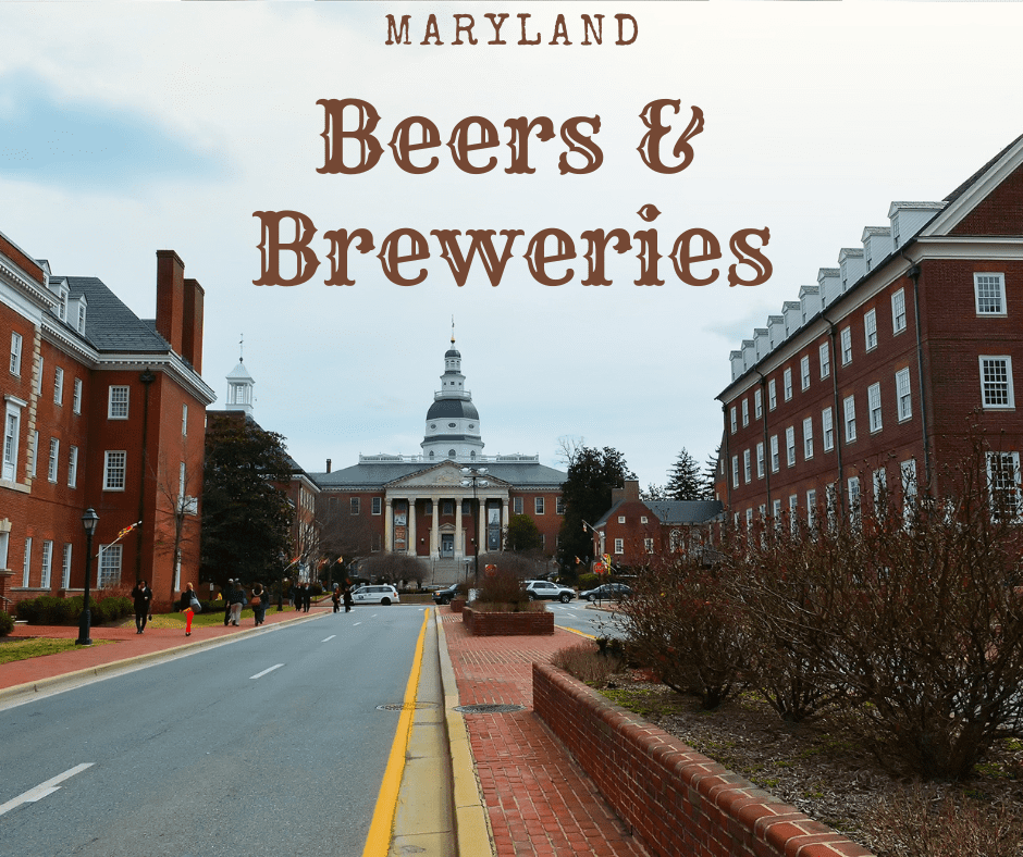 Street with Brick Buildings-Maryland Beers & Breweries