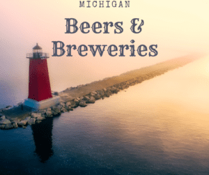 Lighthouse on the breakwater. Michigan Beers & Breweries