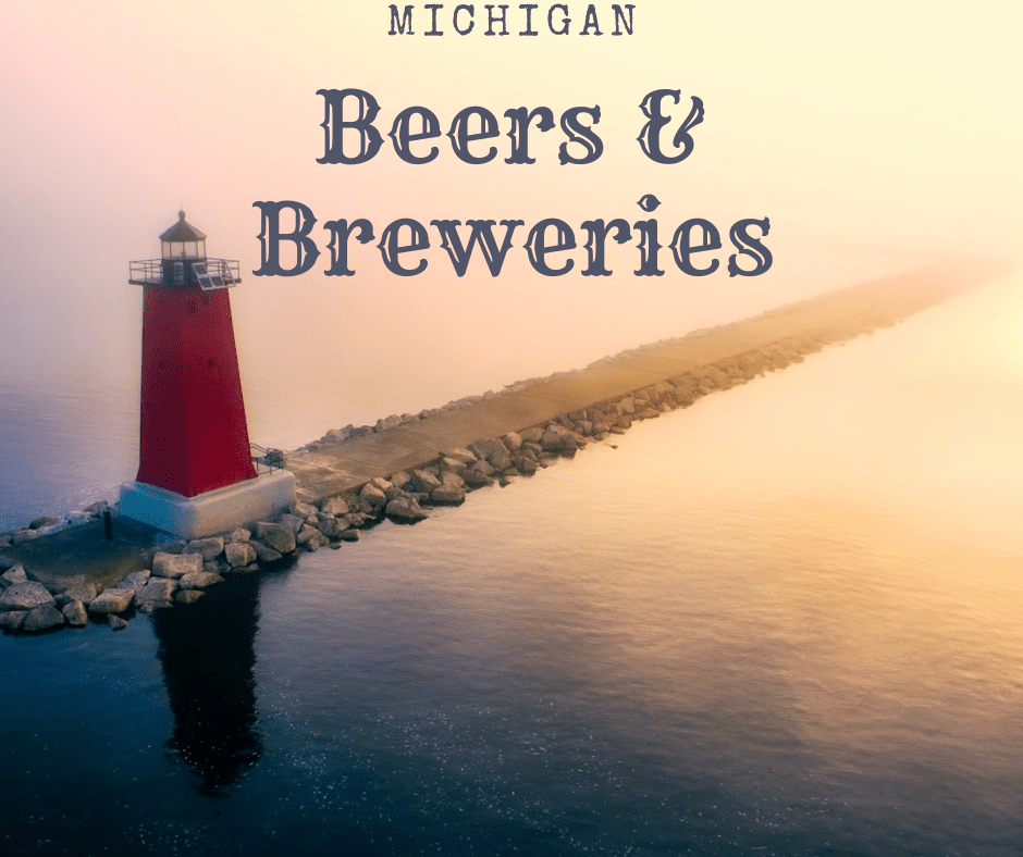 Lighthouse on the breakwater. Michigan Beers & Breweries