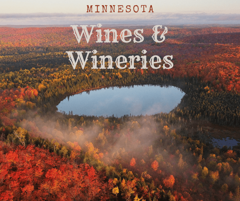 Lake in the center of foliage-Minnesota Wines & Wineries