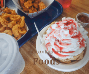 Massachusetts Foods-Clams and shortcake