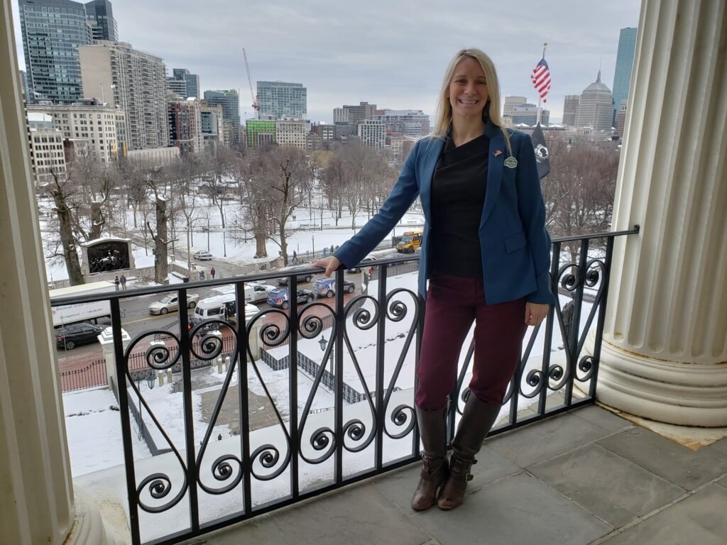 Mayor Sam Squalia overlooking city