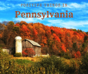 Positive Things In Pennsylvania-Barn with Silo in Fall