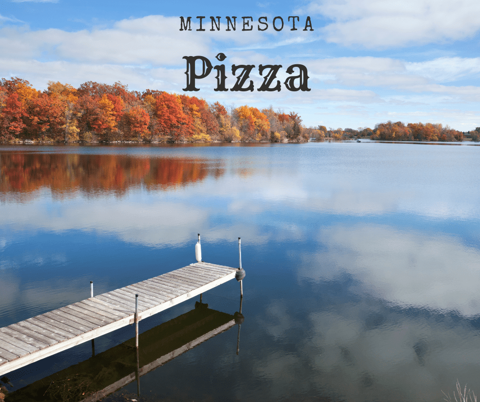 Minnesota Pizza-dock on a lake