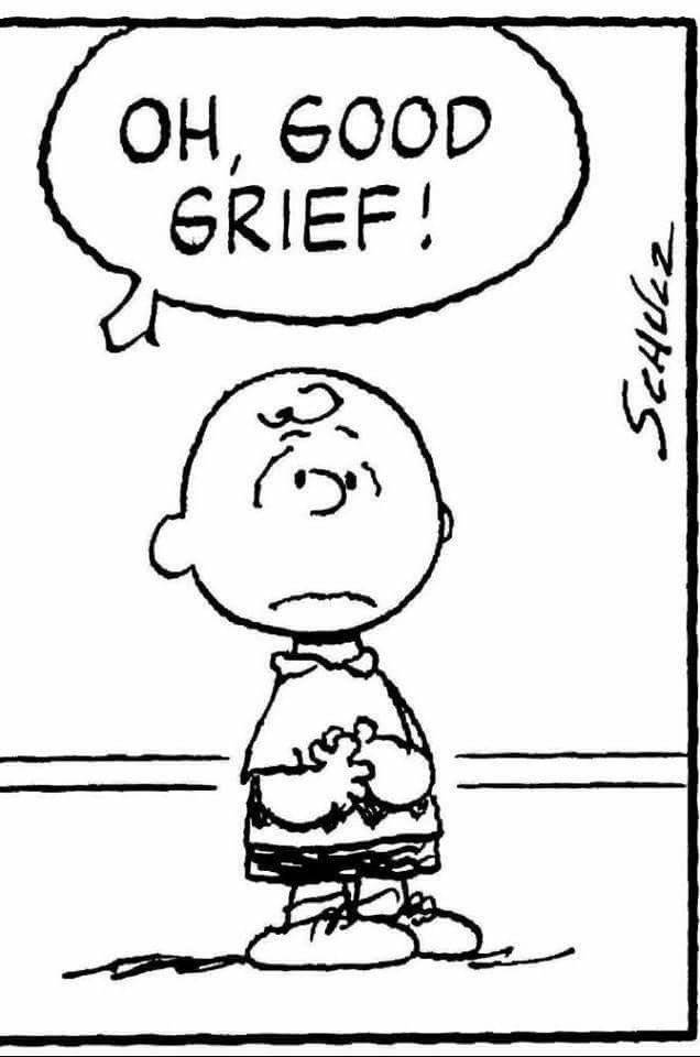 Oh Good Grief-Charlie Brown