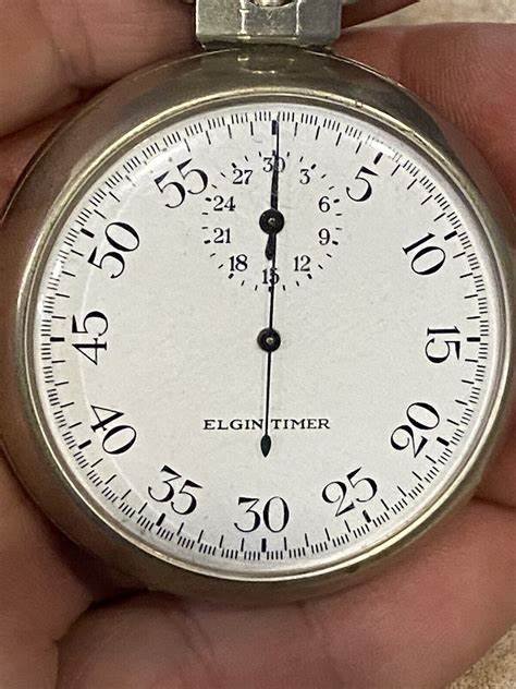 Vintage WWII Elgin Bomb Timer Stopwatch