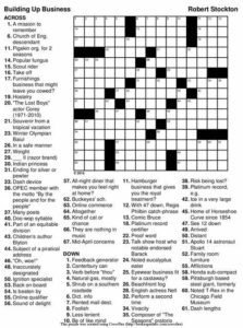 Crossword Puzzle