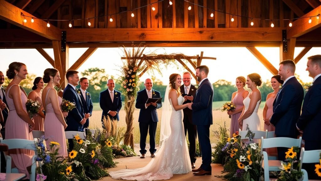 Weddings in Wisconsin-outside venue