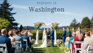 Weddings In Washington-Standing before the officiant