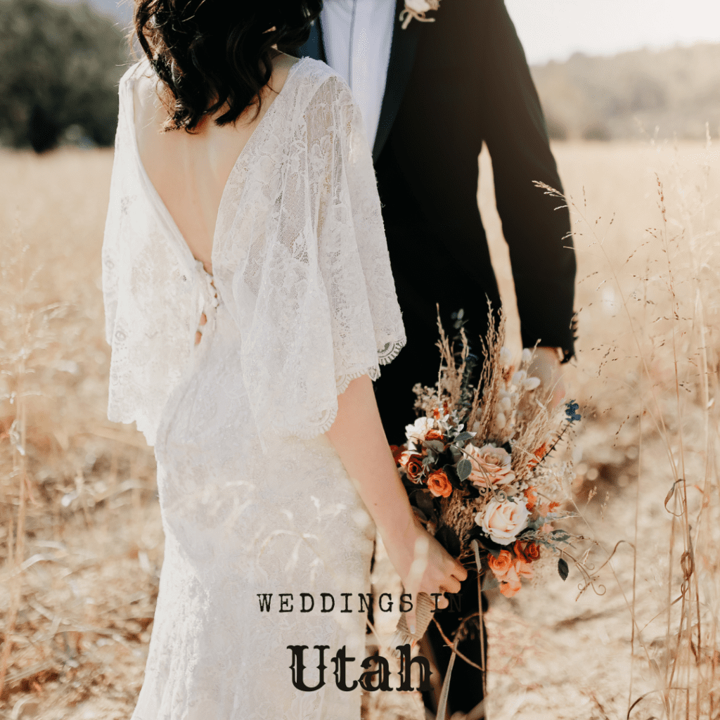 Weddings in Utah - Wedding couple