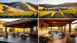 Wyoming Wines & Wineries- Mountains, wines, and seating