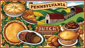 Pennsylvania foods including Pennsylvania Dutch