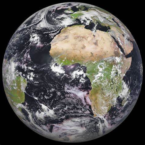 Satellite image of the earth