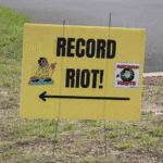 Record Riot Sign
